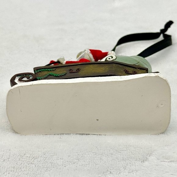 Disney Nightmare Before Christmas Jack Skellington in Sleigh 4" Ceramic Ornament - Picture 7 of 7